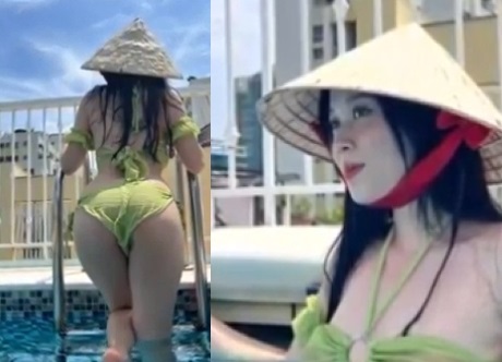 Sex VN em Cao Thanh Tuyền khao khát ân ái bên hồ bơi