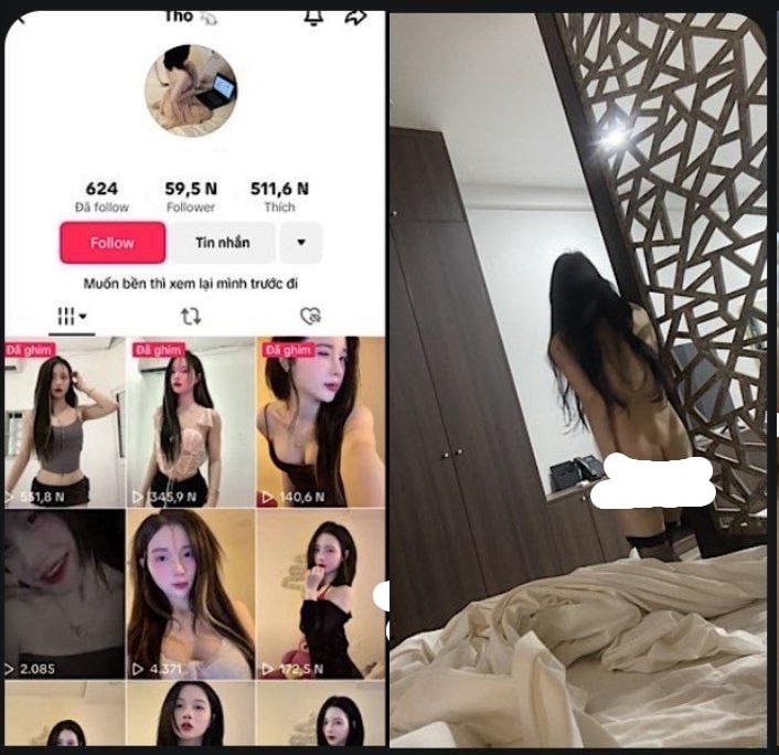 Sex Tiktoker thỏa mãn ham muốn với fan trong đêm cuồng nhiệt