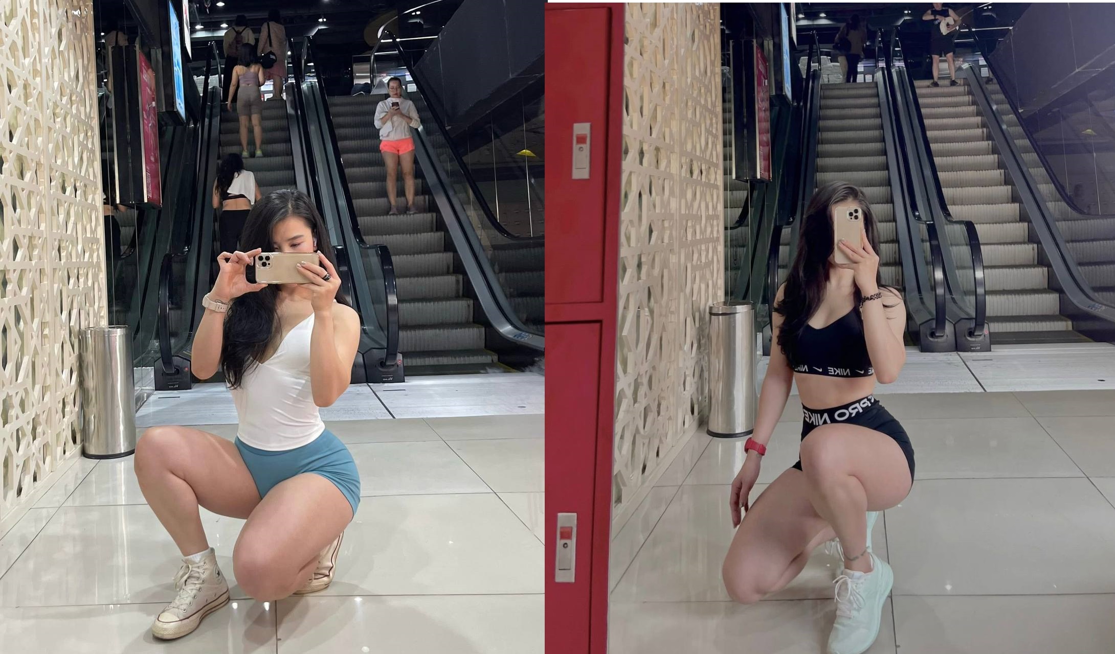 Gymer bụng six-pack thỏa thích vỗ về kiều nữ rên rỉ không ngừng