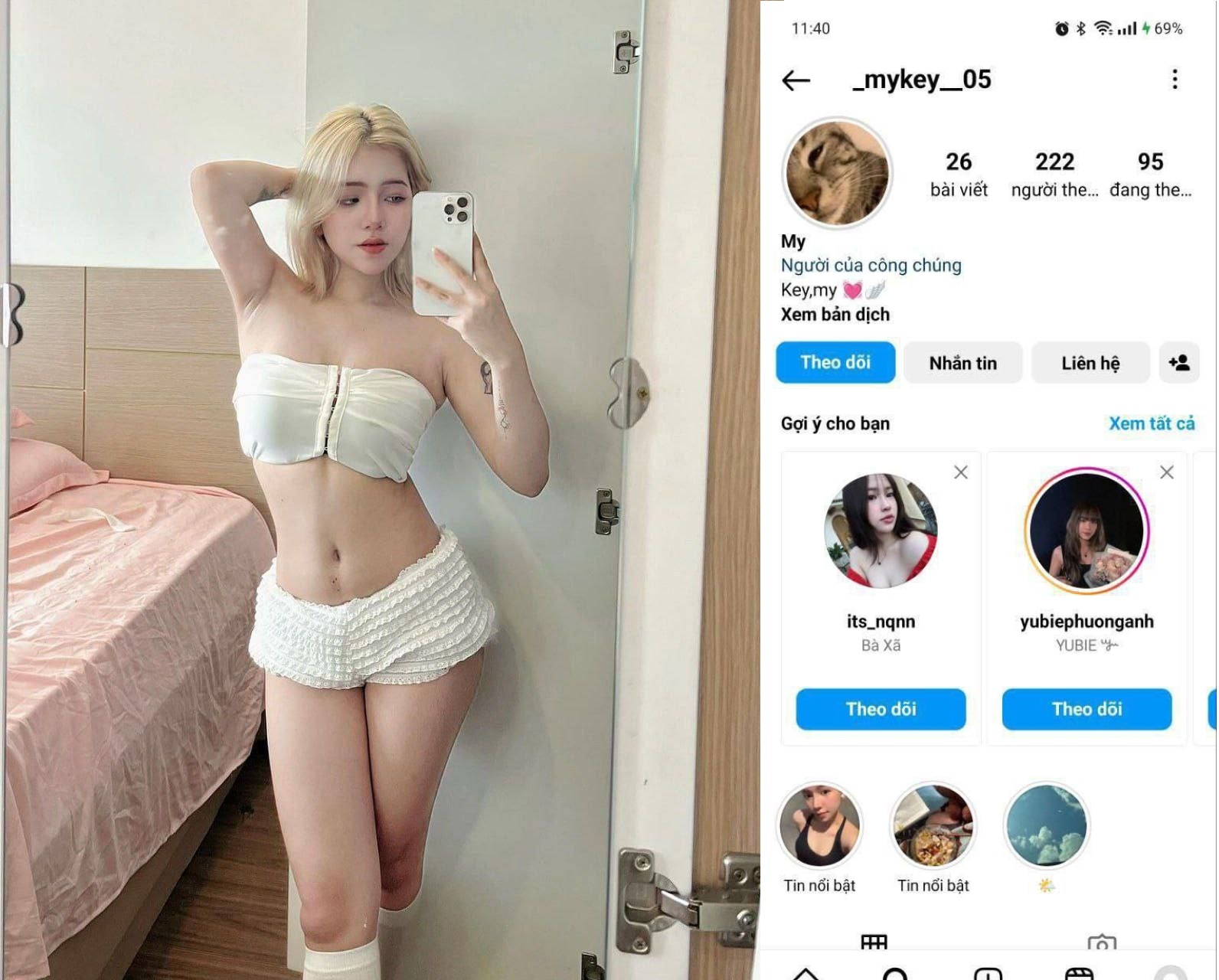 Mykey xinh đẹp dịu dàng quyến rũ cực phẩm
