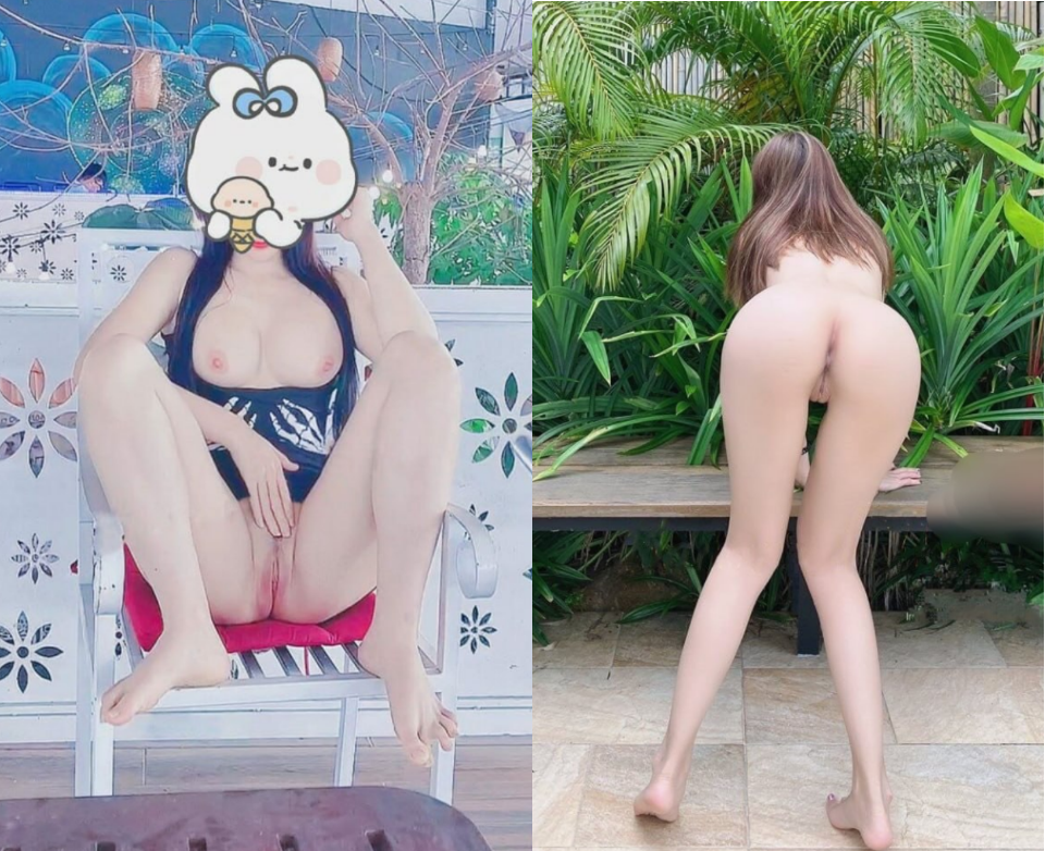 Chơi em Thỏ ngay trên ban công
