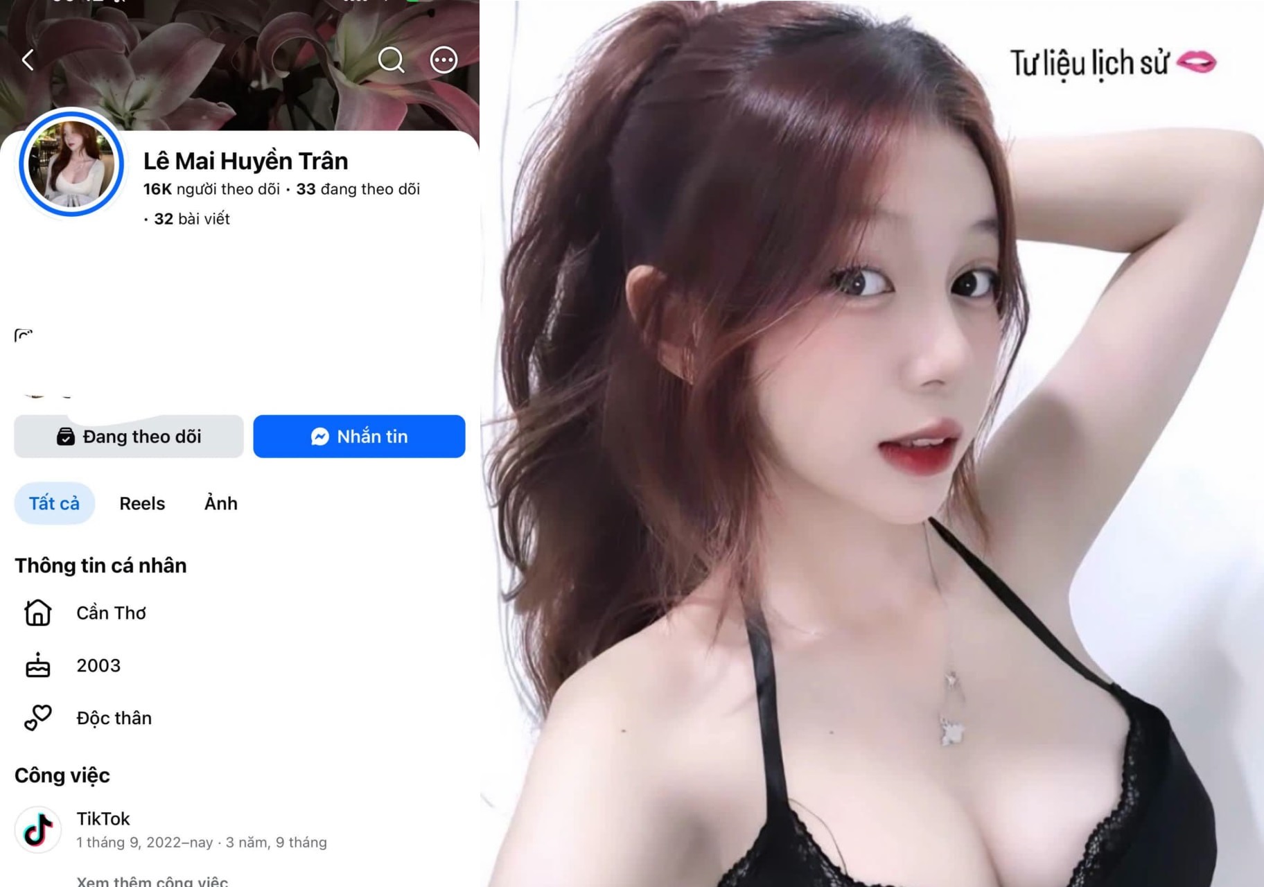 Phim sex hotgirl Lê Mai Huyền Trân